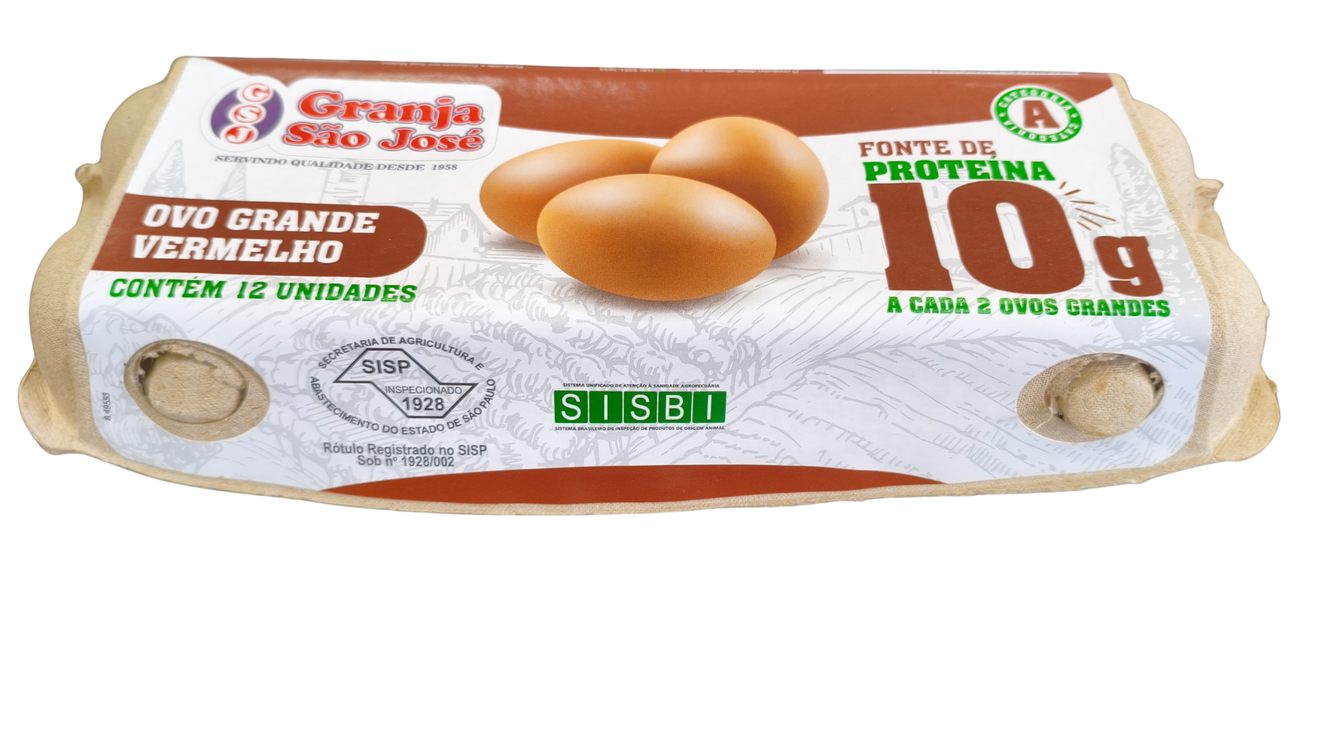 Ovo Grande Vermelho Granja São José